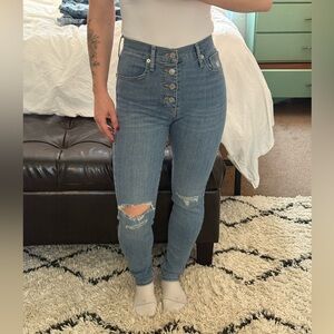 Levi’s Premium Italian Denim Mile High Super Skinny Jeans